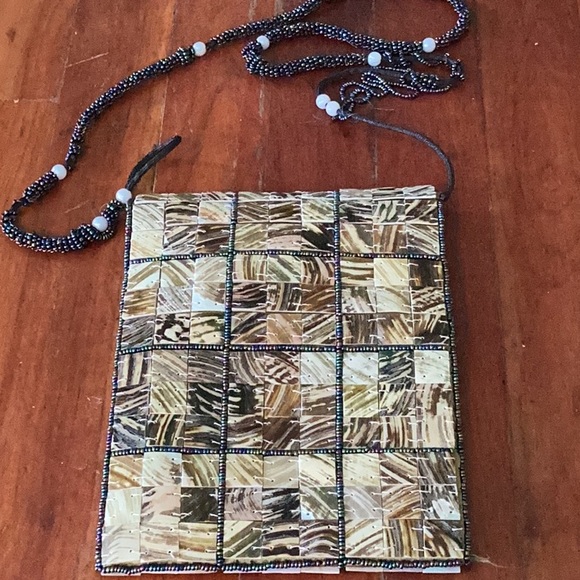 Mod by Design π Mother of Pearl/Horn, Cross Body Bag VNVC - Picture 5 of 16